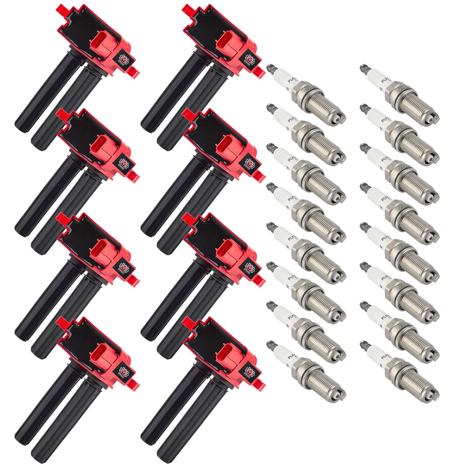 8 Energy Ignition Coil & 16 Iridium Spark Plug for Ram 1500 Dodge Charger 5.7L