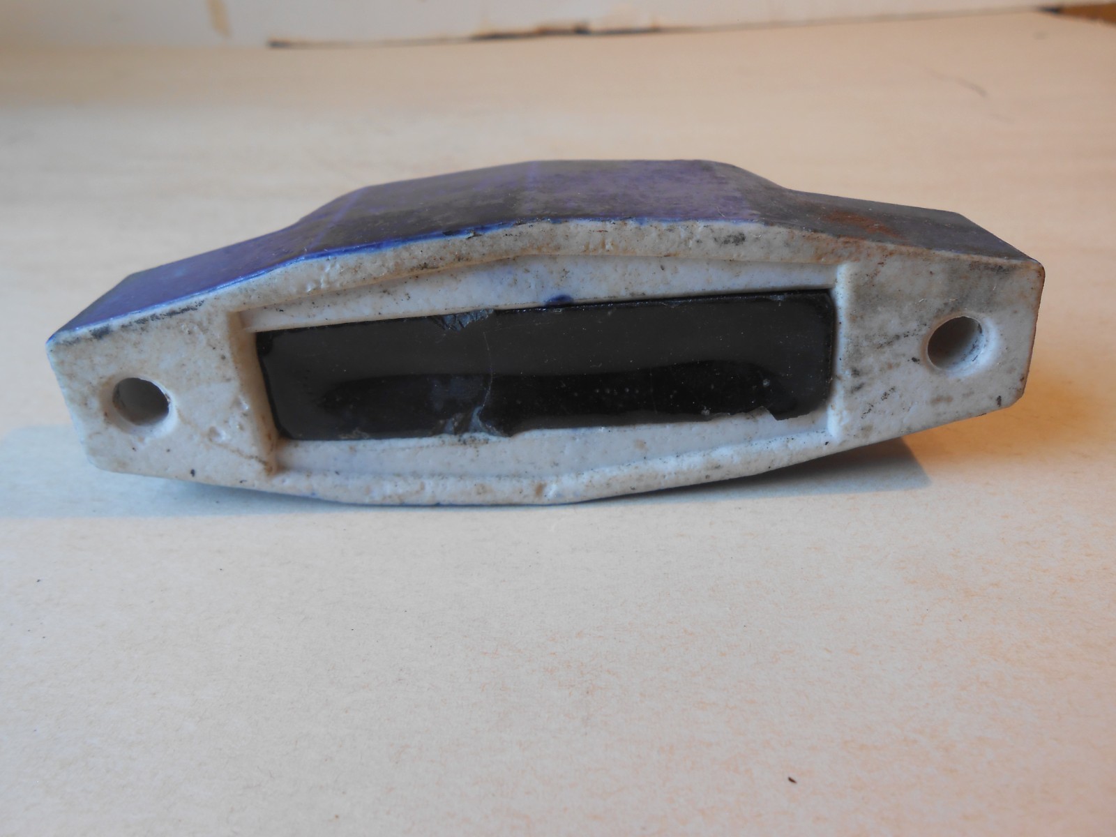 BRACH 4004 RADIO LIGHTNING ARRESTER BLUE PORCELAIN