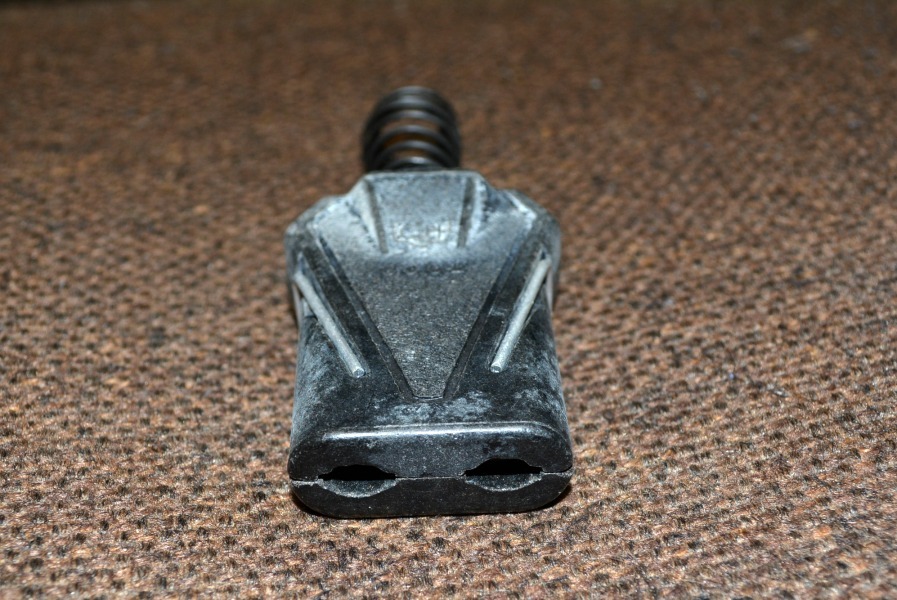 APPLIANCE CORD END 2-Prong VINTAGE Bakelite USA 5A 250V 10A 125V NEW CH 8002K4