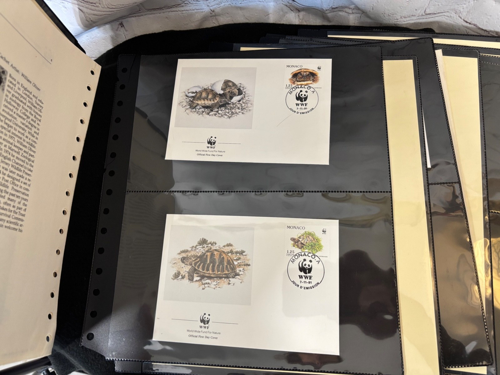 WWF various Official Proof Edition sheets lot