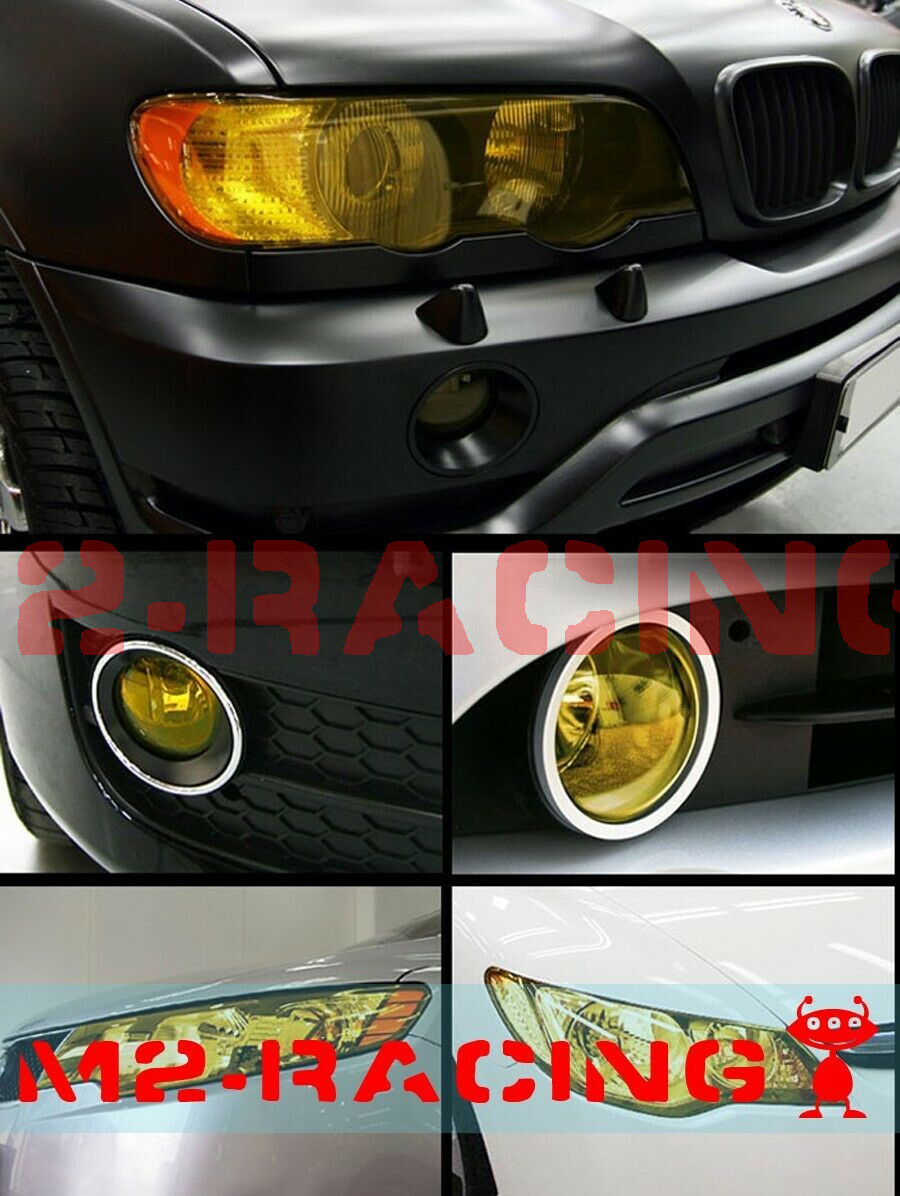 13 Colors Premium Glossy Headlight Taillight Fog Light Vinyl Sticker Tint Film