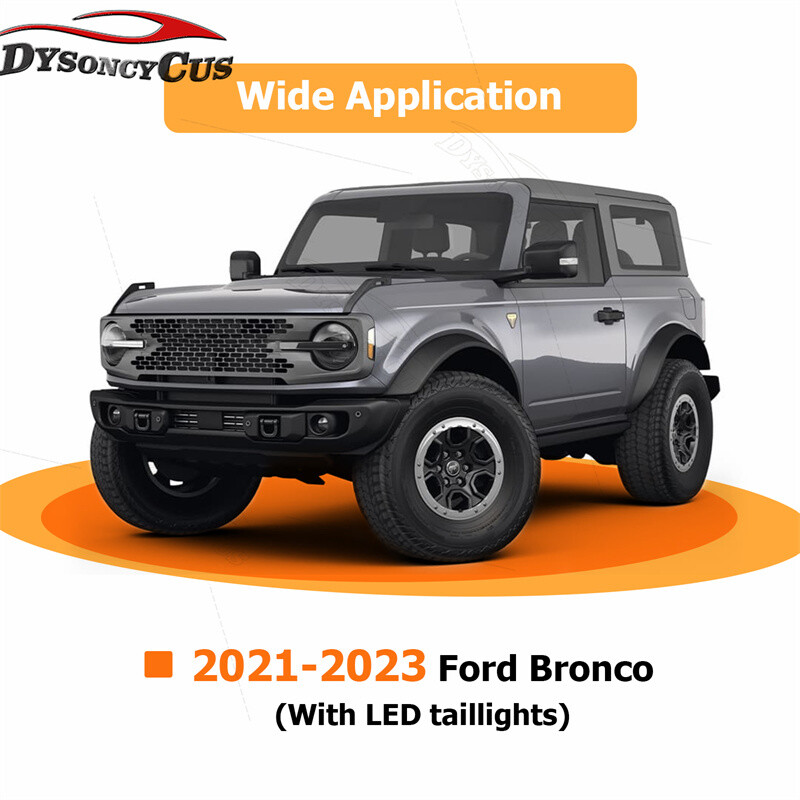 4 Way Trailer Tow Hitch Wiring Harness For Ford Bronco 21-2024 w/ LED Taillight