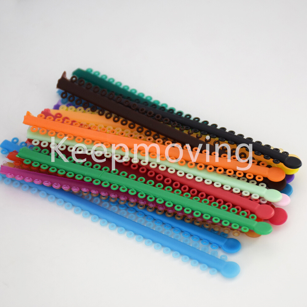 1000 Pcs Dental Orthodontic Elastic Ligature Rubber Bands Ties Brackets Brace