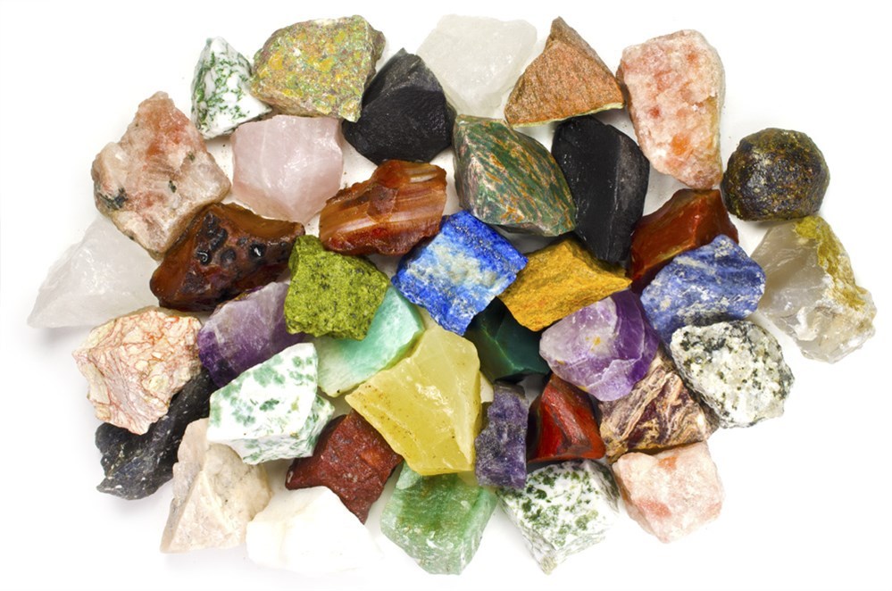 4 Pounds Assorted INDIA Rough Stone Mix - Tumbling Rock, Cabbing, Rock Tumbler