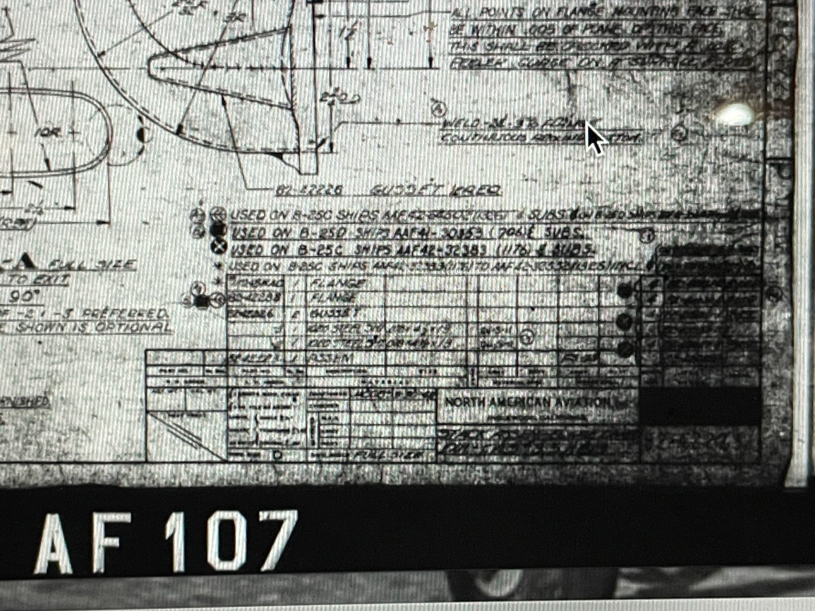 Original US Army Air Corps North American B-25 Mitchell Exhaust Stack