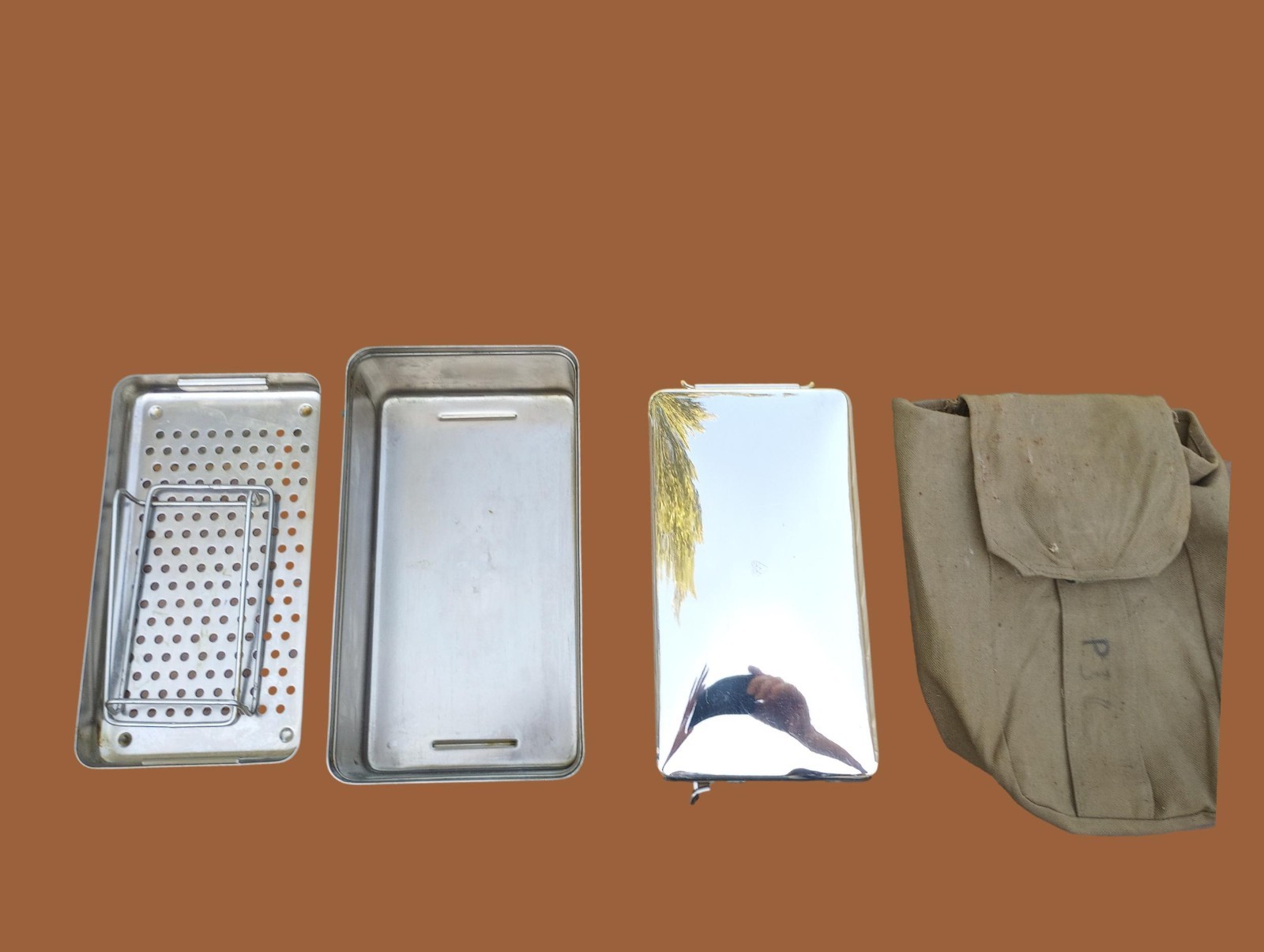 Czech Military Sterilization Kit 3 Piece With Carry Pouch Medic Hygiene Gear