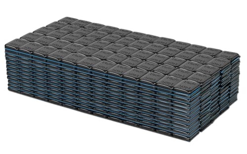 1/4 oz Stick on Wheel Weights, Adhesive Back, Easy to Peel, 36 144 Black