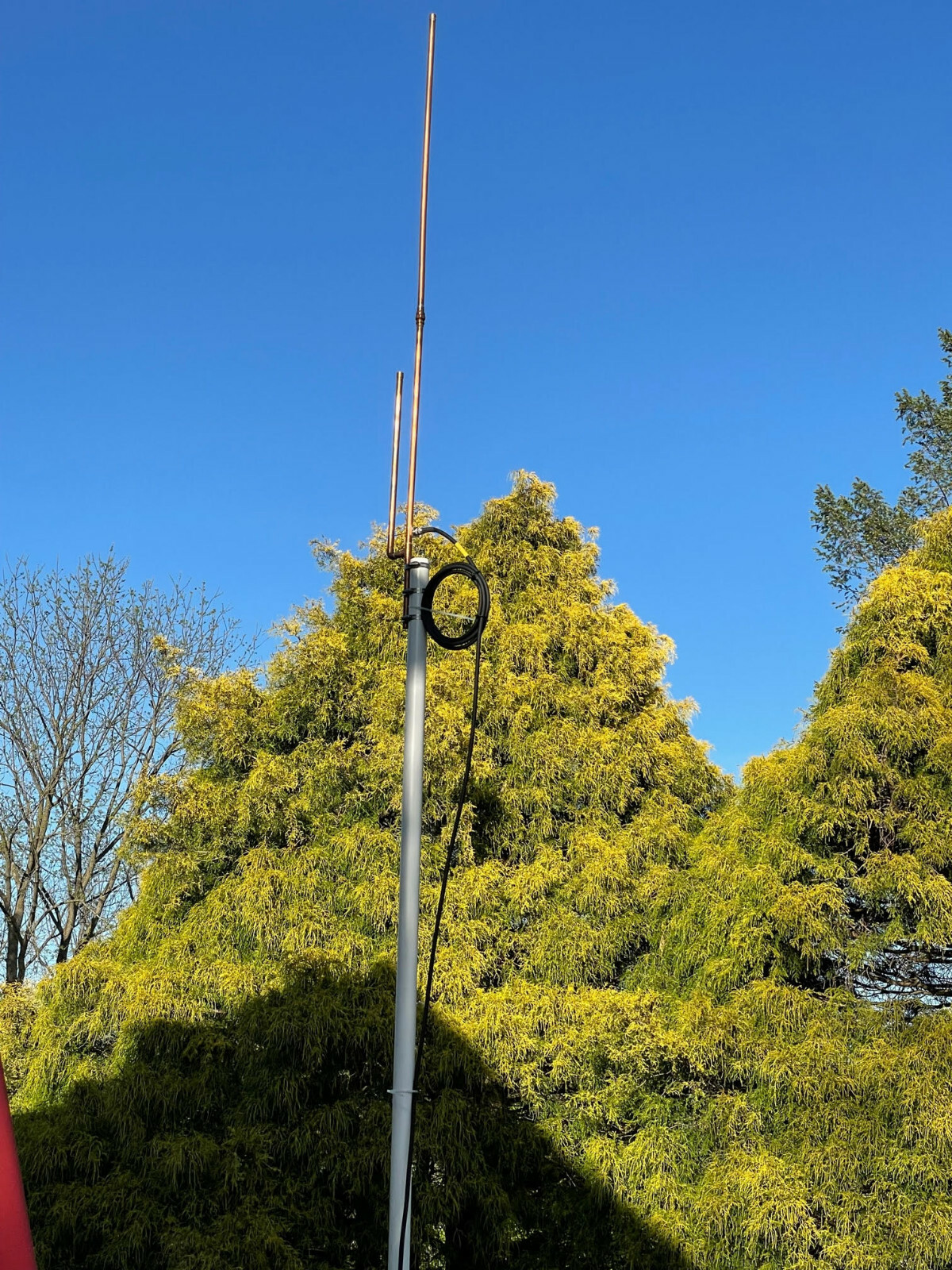 2meter/70cm J pole Dual Band Collapsible Copper J-Pole Antenna FREE SHIPPING