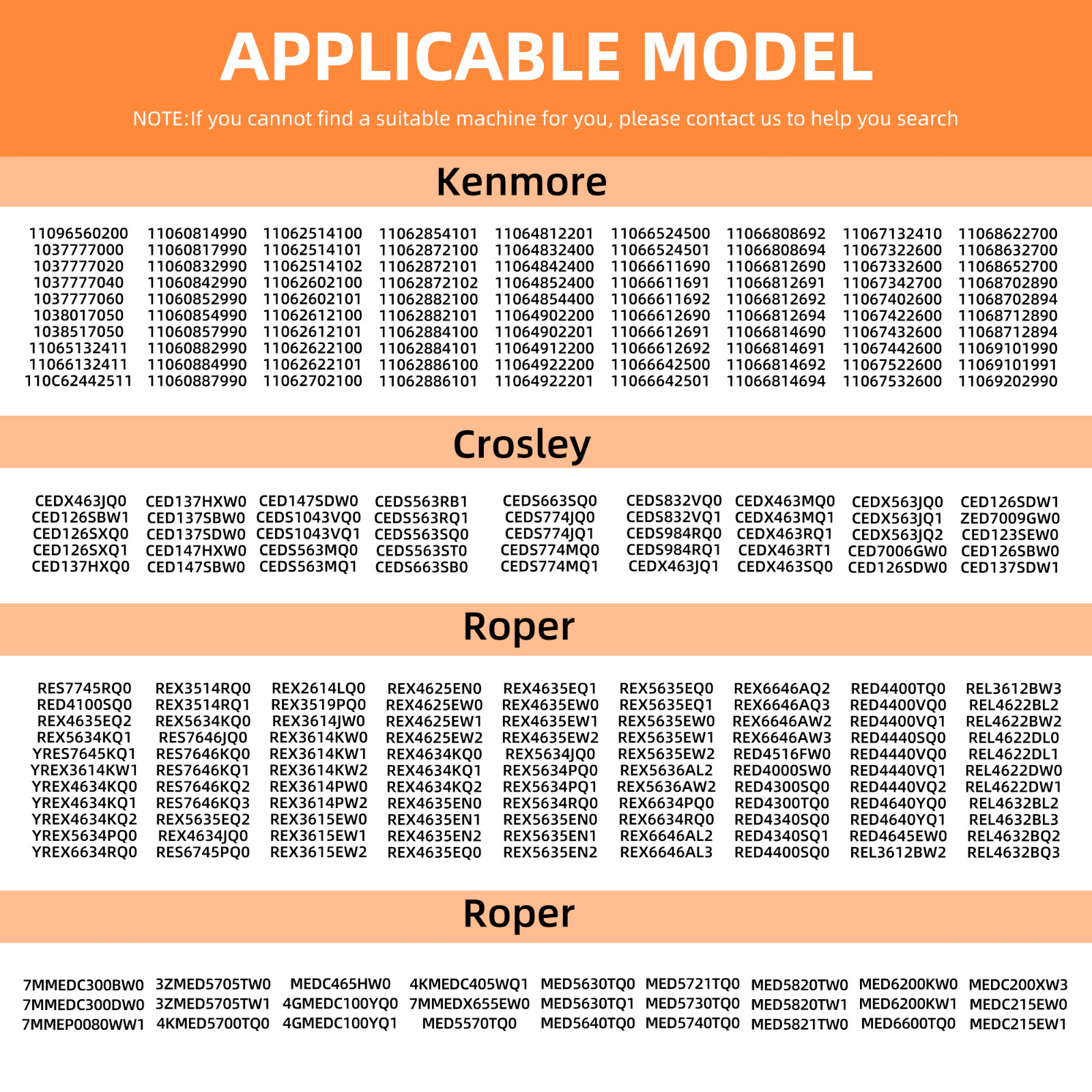 279838 Dryer Heating Element W10724237 fit for Whirlpool Kenmore 70 80 Series