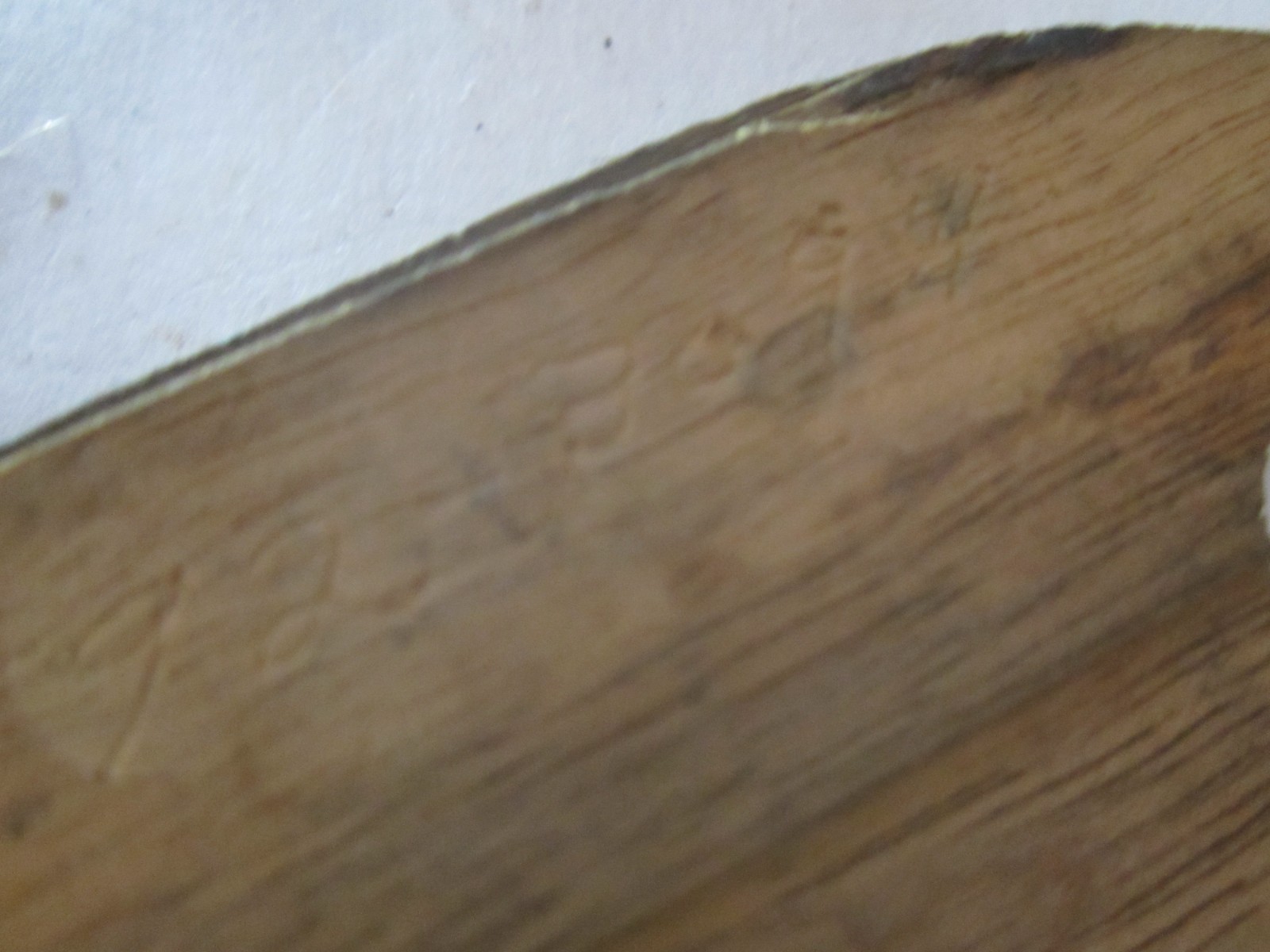 WWII WW2 Luger Mauser P08 SET OF Wooden Wood Grip 135 Proof Marked WITH A 55