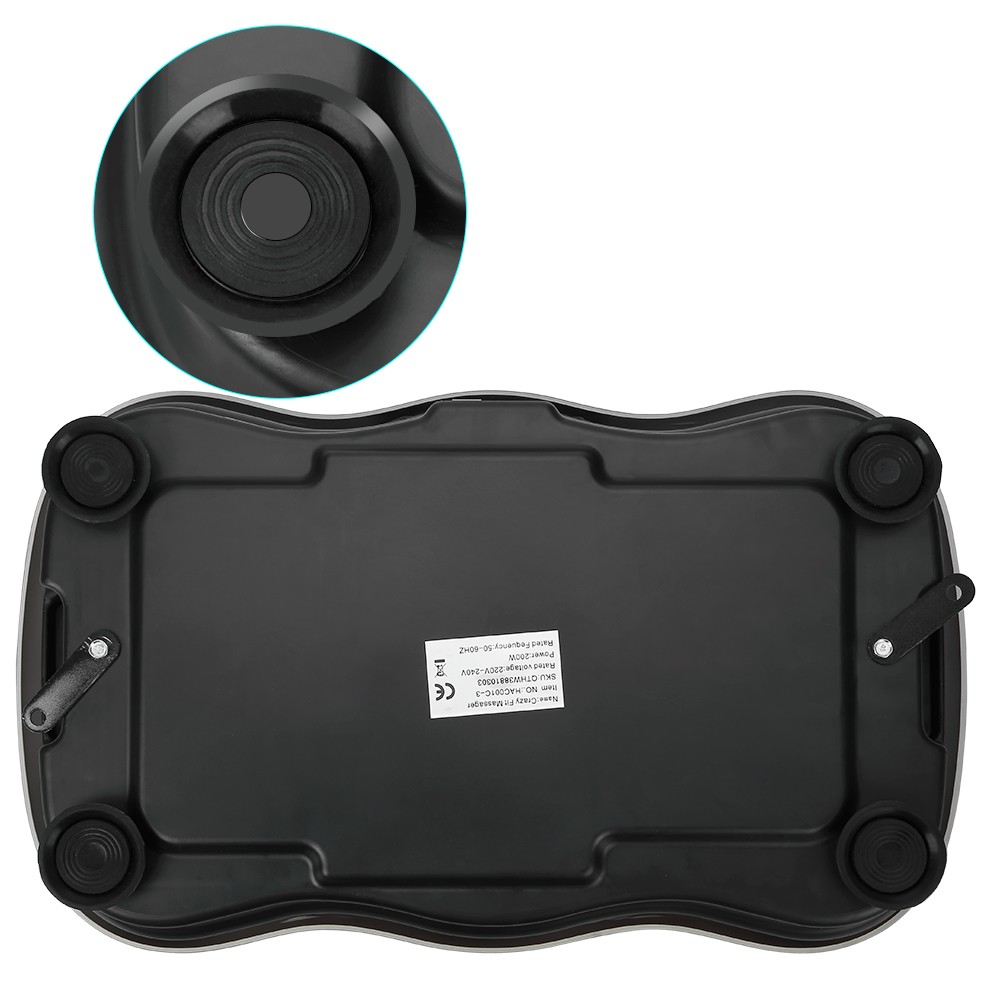 Vibration Plate Exercise Music Whole Body Shake Vibrating Platform Bluetooth