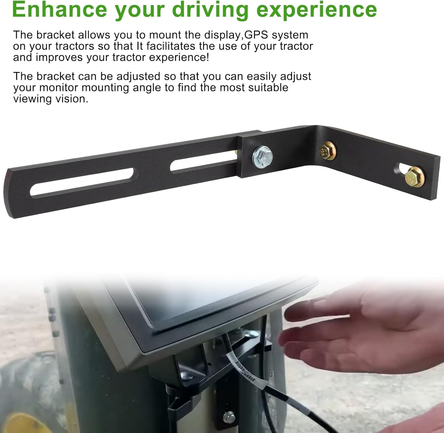 BE23519 Monitor Mounting Bracket Kit for John Deere 100, 435, 450E, 450M, 456...