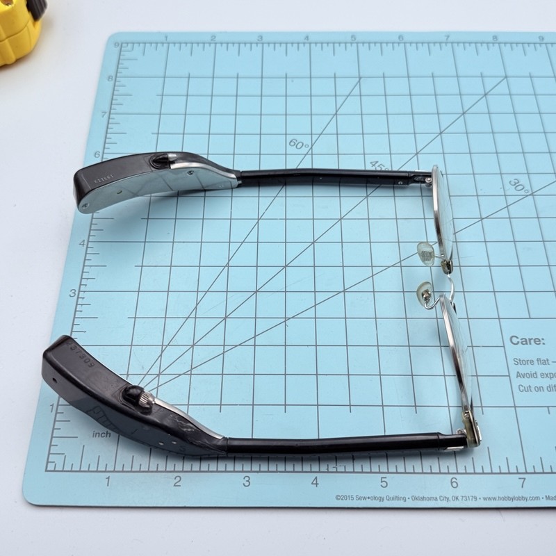 Vintage Beltone SLIMETTE Hearing Aid Eyeglasses 1/10 12K GF Browline Frames