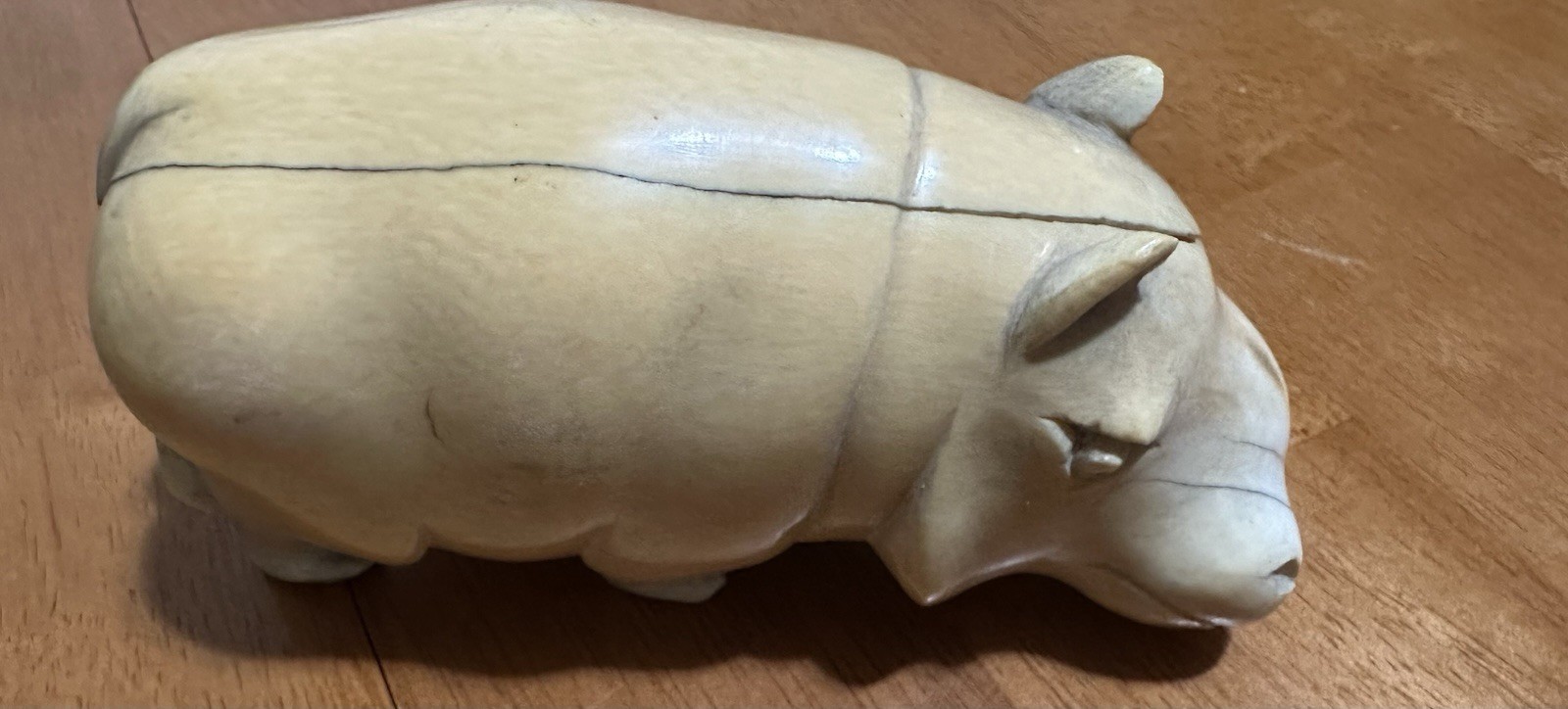 Ancient Egyptian sculptures made of Bone 100 years old hippo