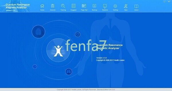 USA Drop Shipping 2024 White Hand Touch Quantum Magnetic Resonance Body Analyzer