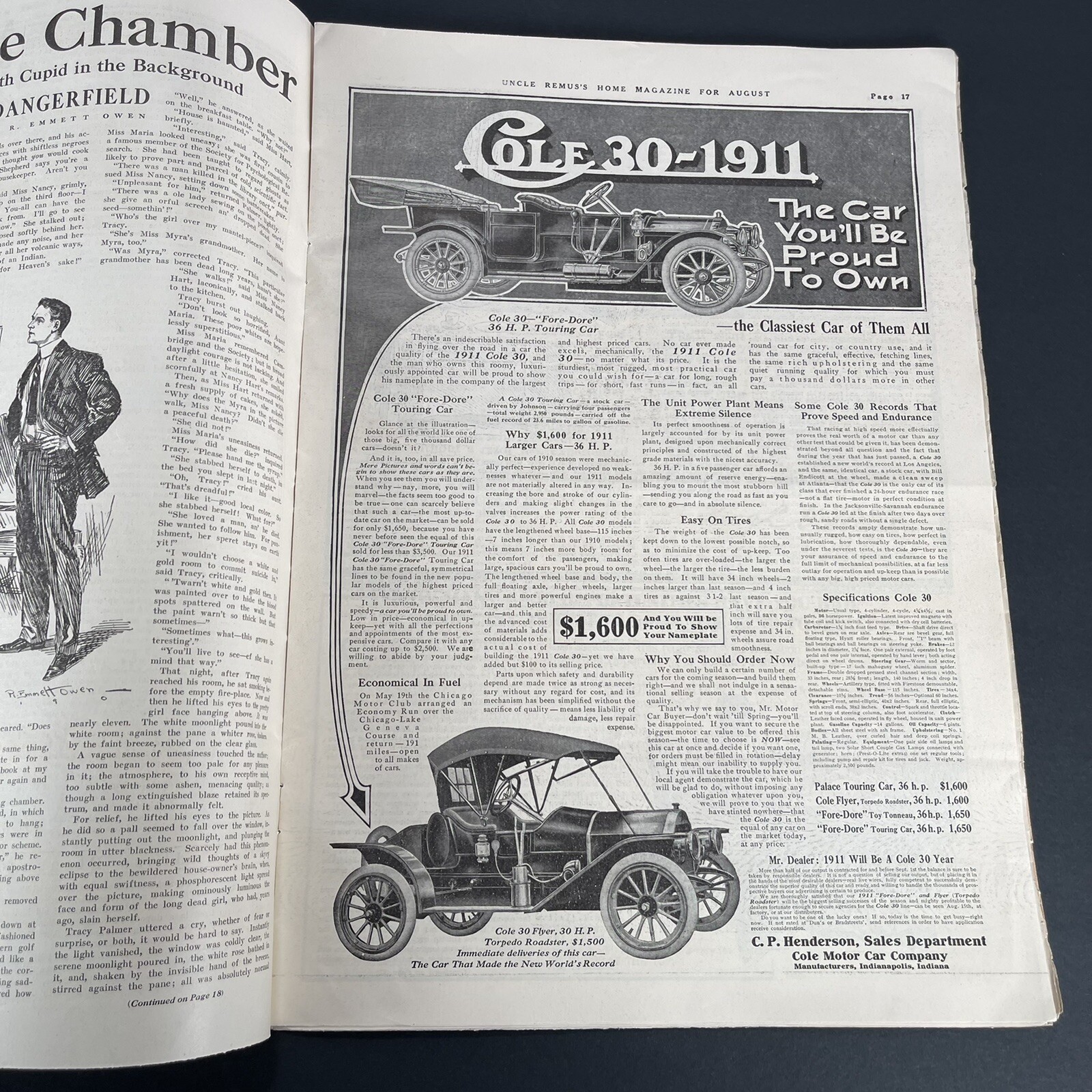 1910, August, Uncle Remus Home Magazine Vintage Paper Disney