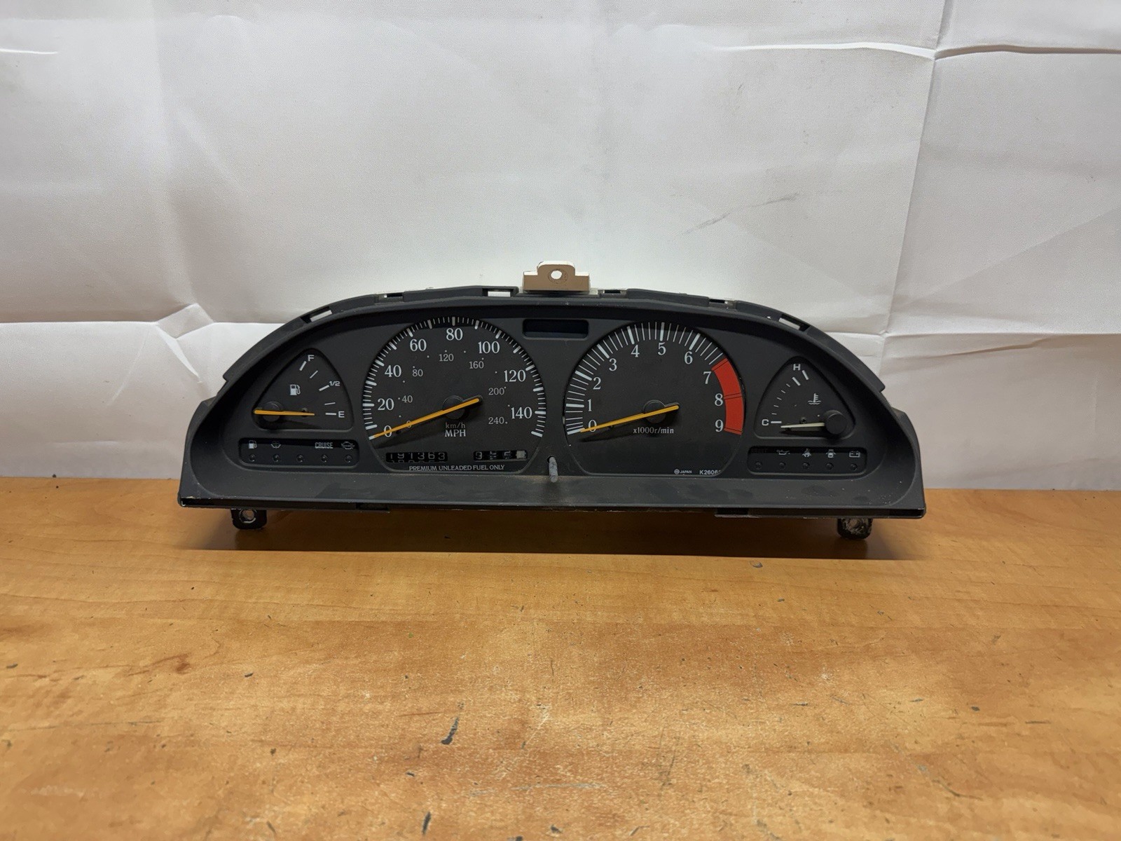 91-94 Nissan 240sx S13 Custom Instrument Gauge Cluster