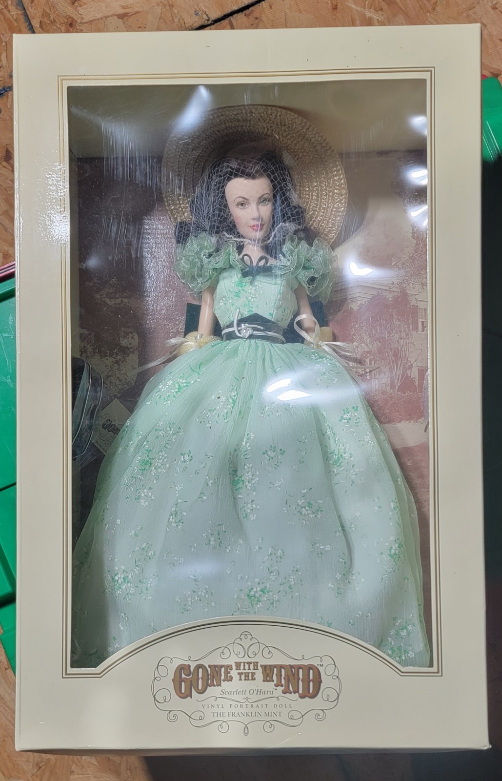 Franklin Mint Scarlett O'Hara Doll With Four Dresses