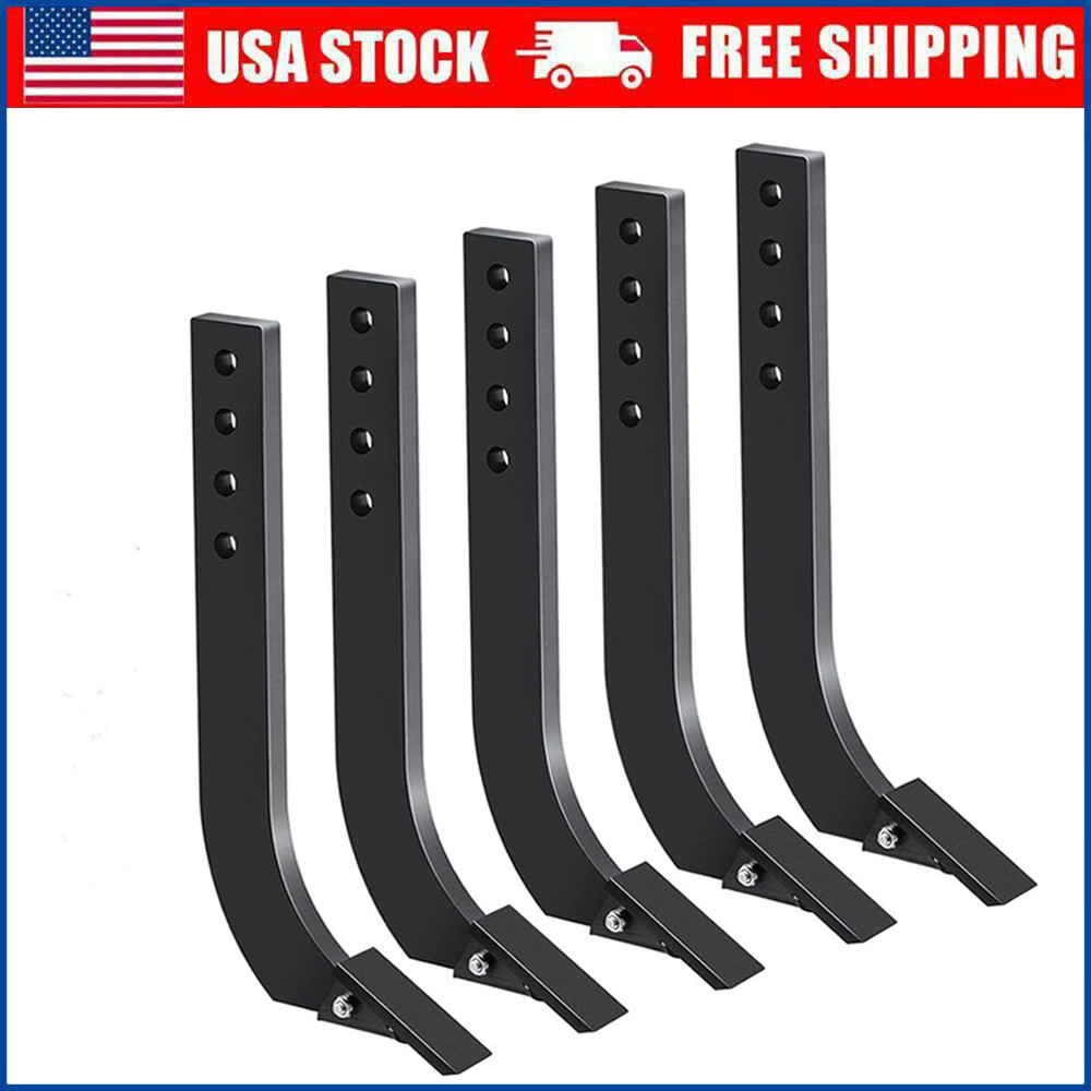 18'' Box Blade Shank Scarifier Shanks Adjustable 4 Holes Box Scraper Shank 5pcs