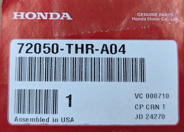 Genuine Honda (Left) (Driver) Power Sliding Door Motor Unit 72050-THR-A05