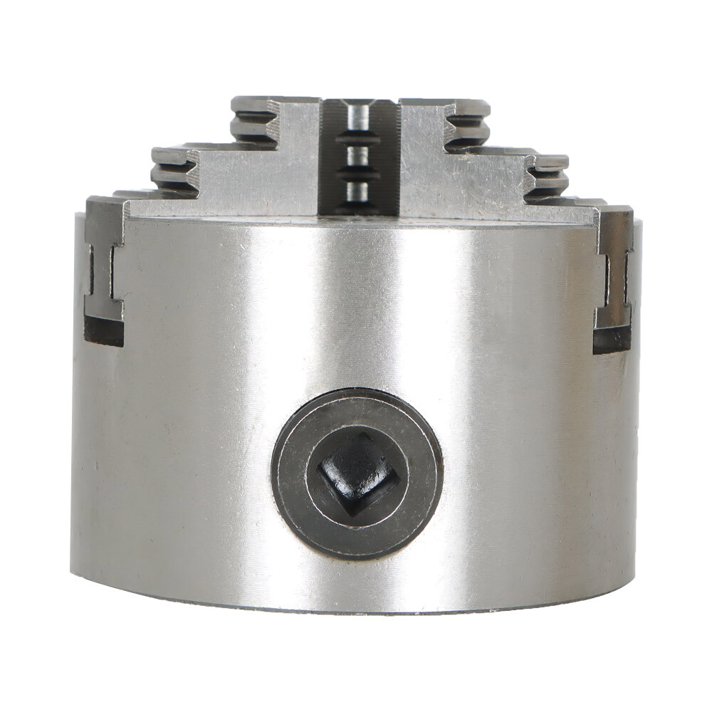 Lathe Chuck K11-80 3 Inch 3-Jaw Self-Centering Design 80mm Steel Grinding Jaw
