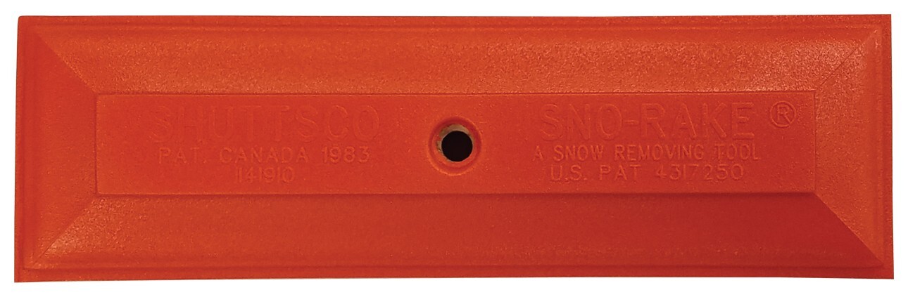 Commercial SHUTTSCO Heavy Duty Snow RAKE Brush Broom Vinyl Coated Scratch Free