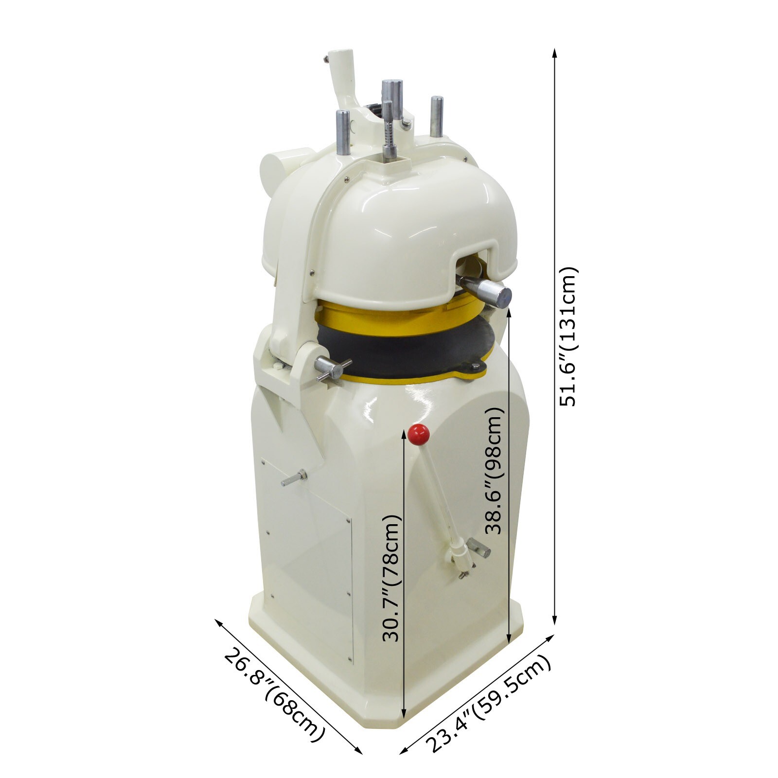 26 PCS Dough Divider and Rounder Commercial Dough Cutter Bakery Bread Maker 110V