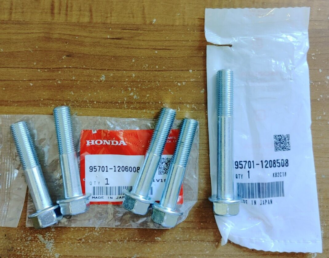 Genuine OEM Honda Acura K-Series Transmission Bolts 5PC Set K20 K24 K SWAP NEW