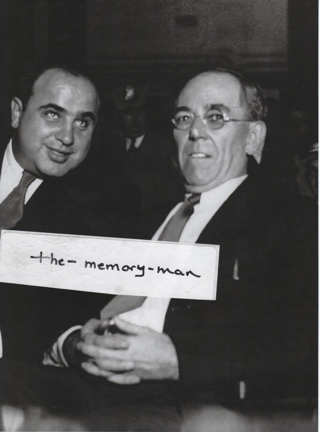 Al Capone Michael Ahern Albert Fink 2019 Picture 2 Page Clipping