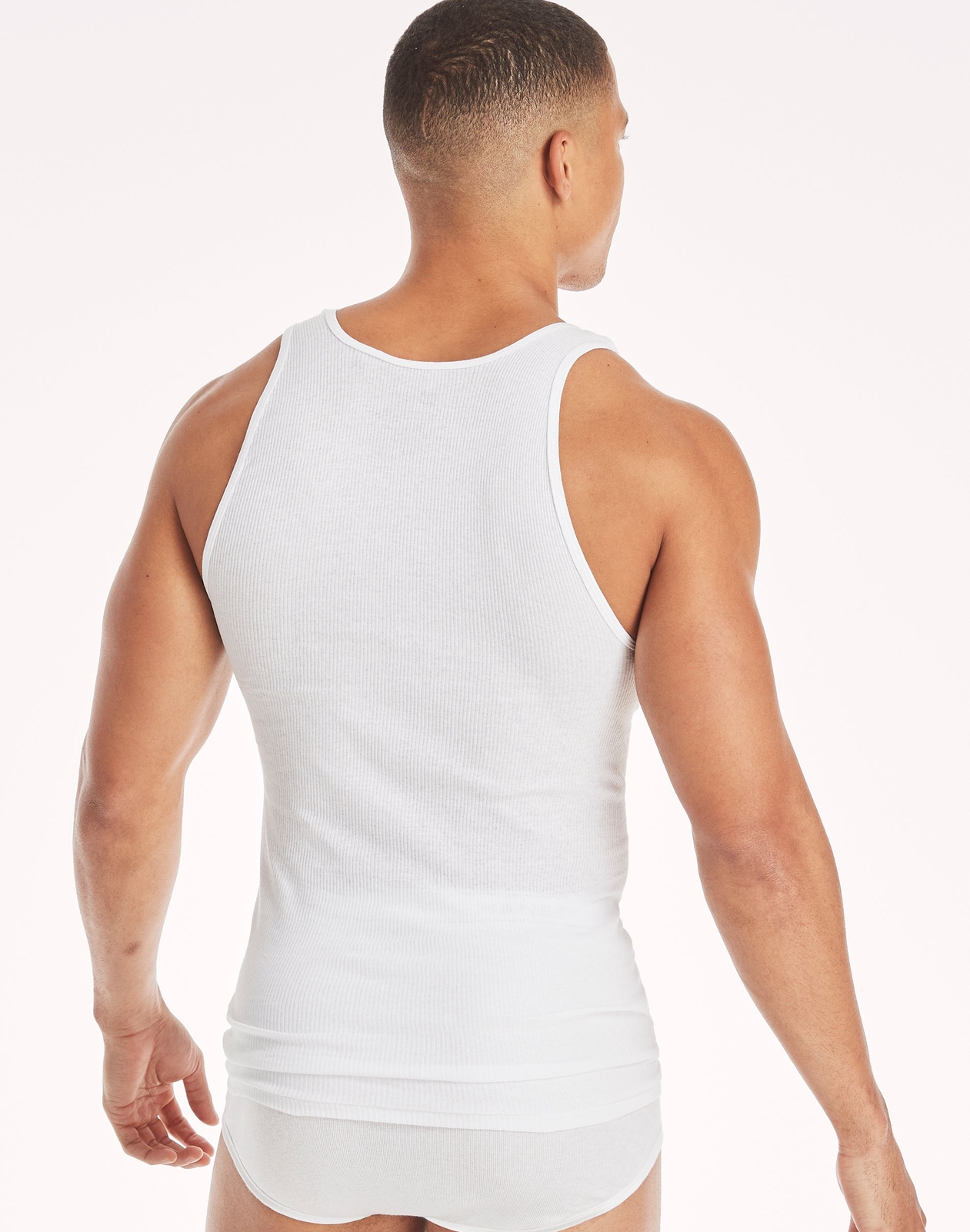 Hanes Tank Undershirt 10-Pack ComfortSoft Value Tag Itch Free Ribbed White S-3XL