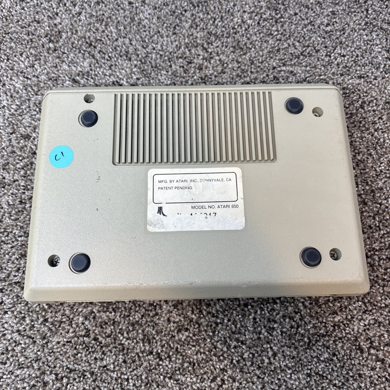 Atari 850 Interface Module for Atari 400 / 800 Untested FOR PARTS AS IS DAMAGED