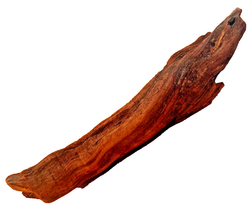 18" x 5" Redwood Driftwood Organic Craft Aquarium Rustic Boho Natural Wood
