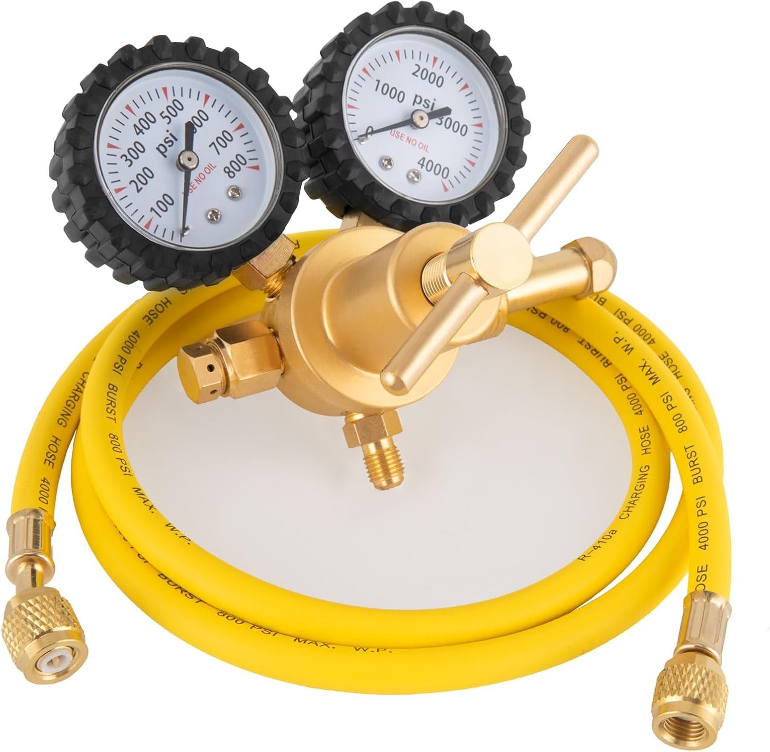 Nitrogen Tank Regulator for Hvac Purge w/ 0-800 PSI Delivery Pressure Equipments