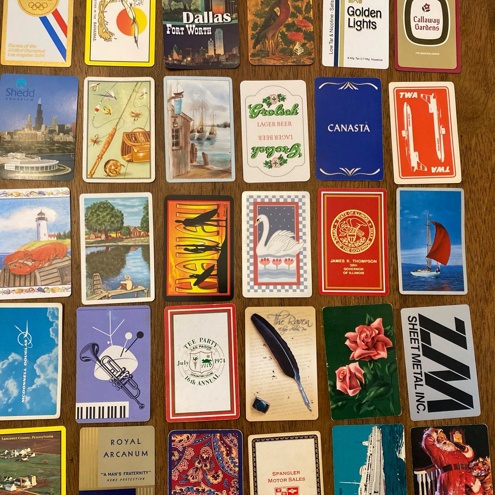 Lot B Single Swap Playing Cards 150 Cards Vintage to Modern Collectible Cards