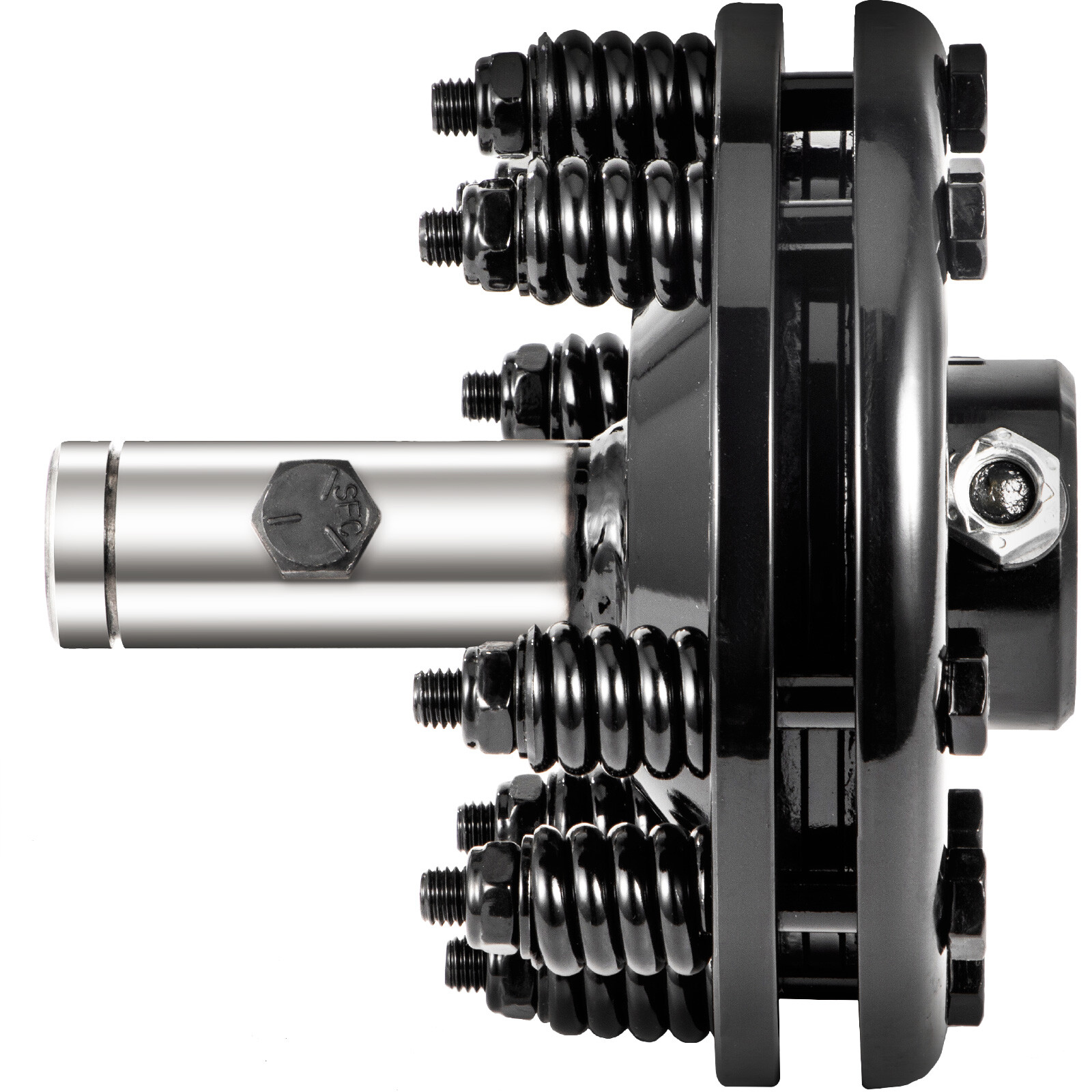 VEVOR Slip Clutch PTO Slip Clutch 1 3/8" Smooth Ends Black for PTO Slip Shafts