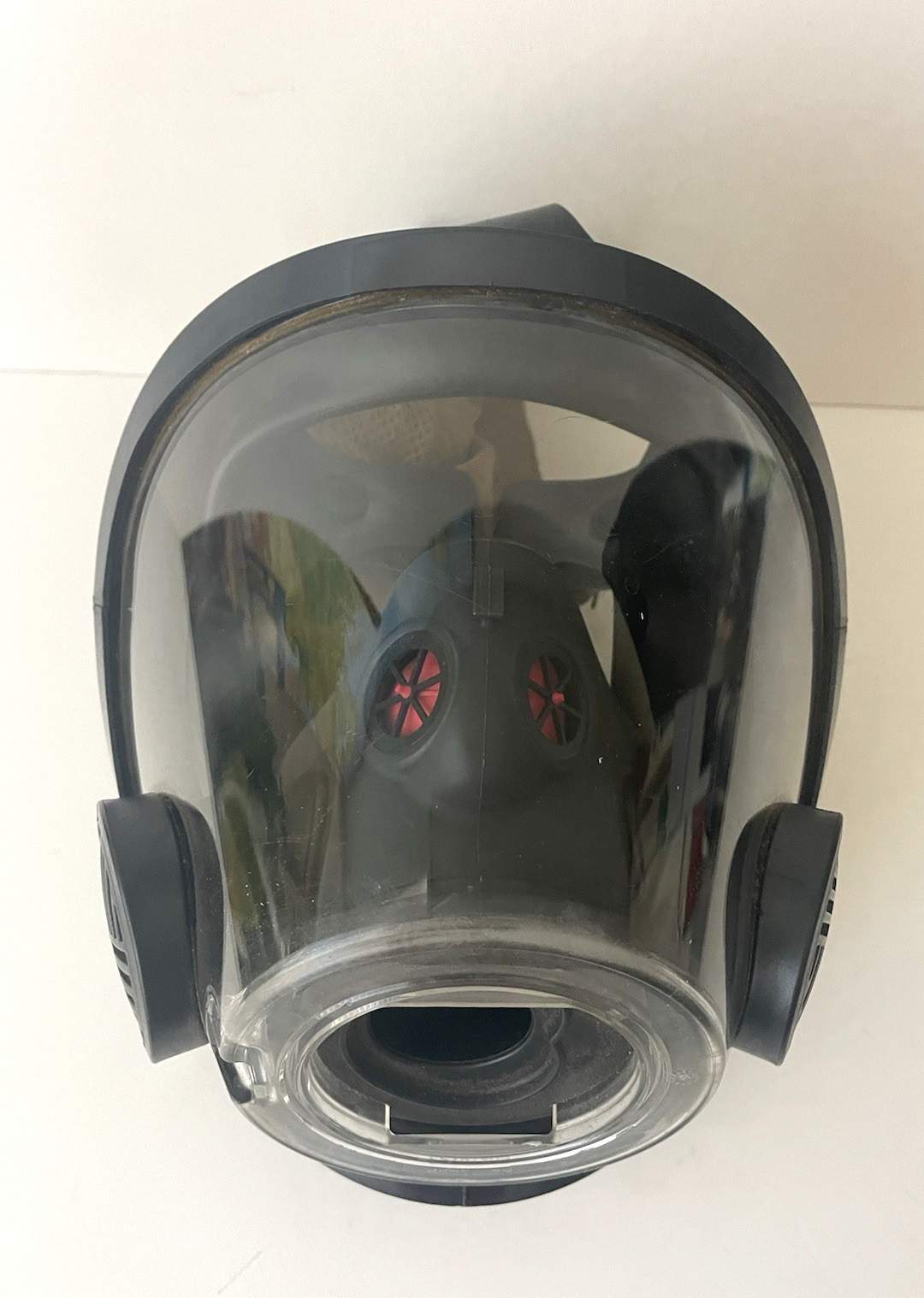 Scott AV-3000 MEDIUM Firefighter Mask w/KEVLAR 5 Point Headnet USED