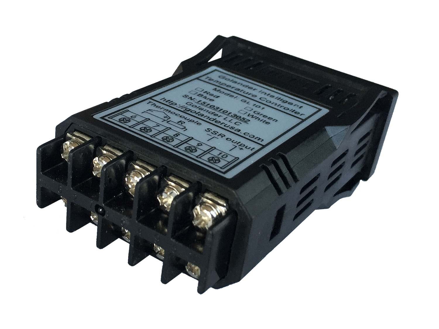 24V DC 1/32DIN PID Temperature Controller, Green+ 25A SSR + K thermocouple