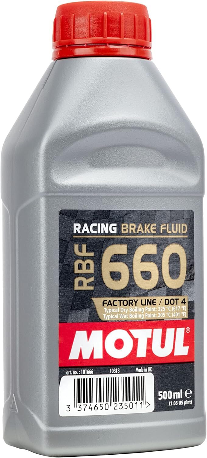 Motul RBF 660 Factory Line 100% Synthetic Racing Brake Fluid 101667 500ml 3 Pack