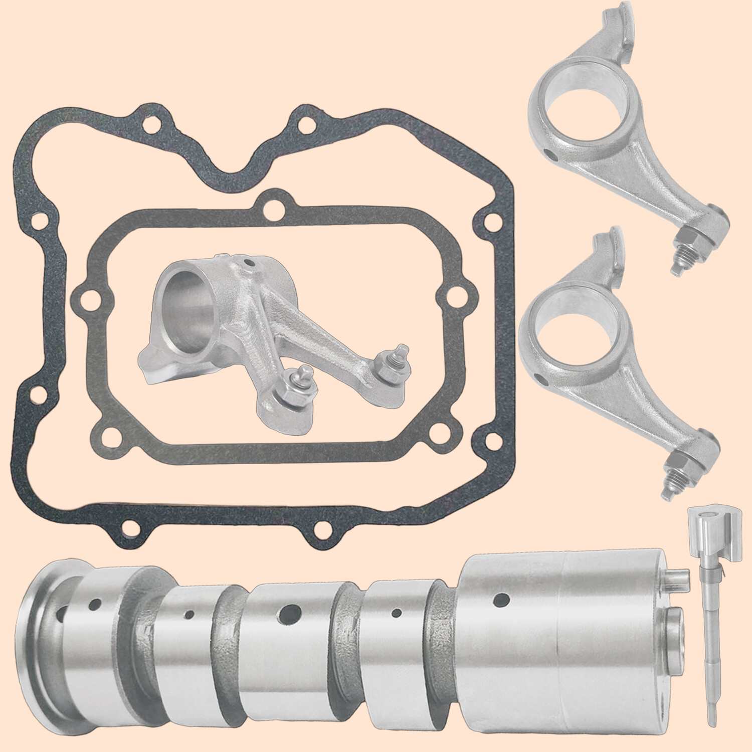 Camshaft & Rocker Arms w/Gasket Kits for Polaris Ranger 400 500 Scrambler 500