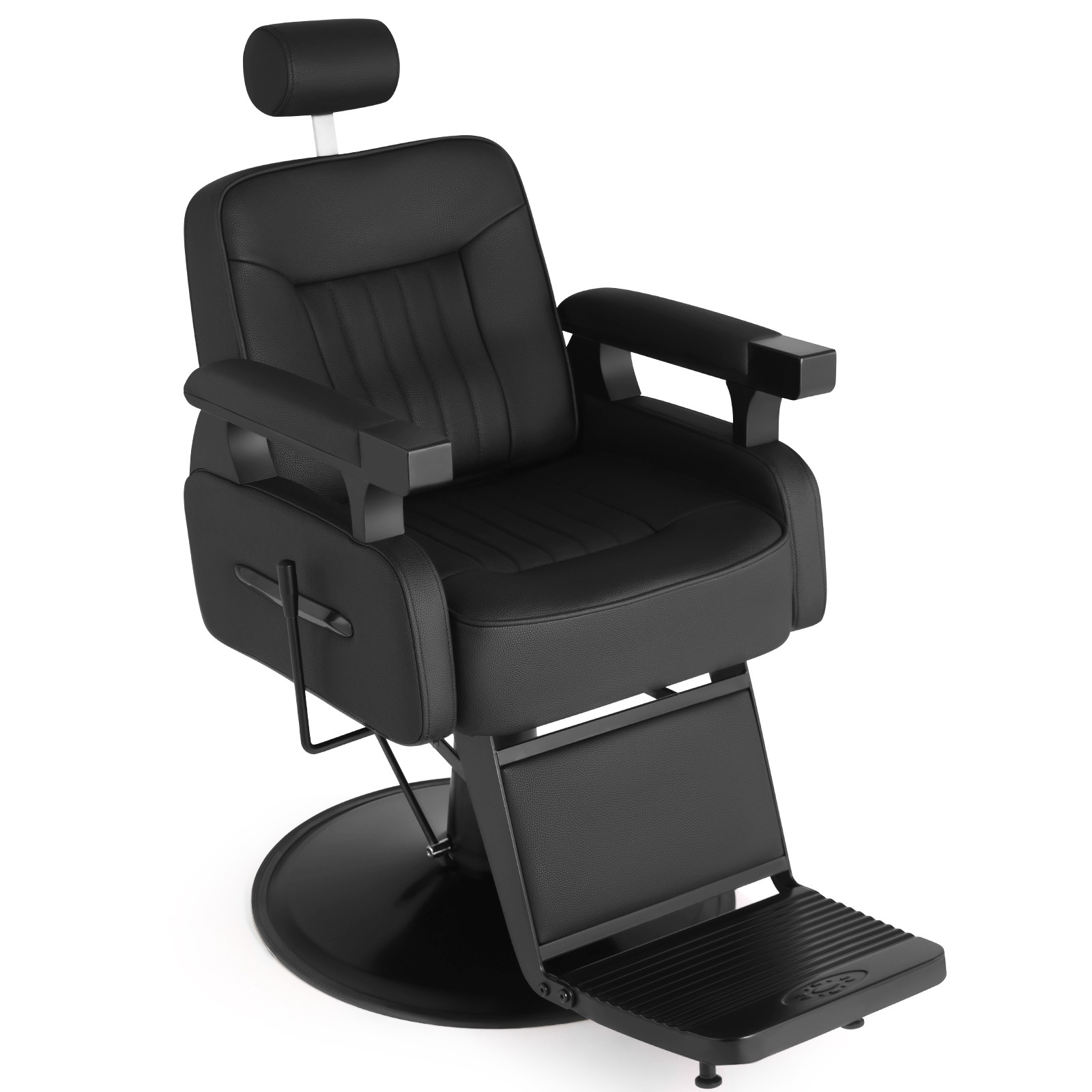 Vintage Black Recline All Purpose Barber Chair Hydraulic SalonSpa Beauty Stylist