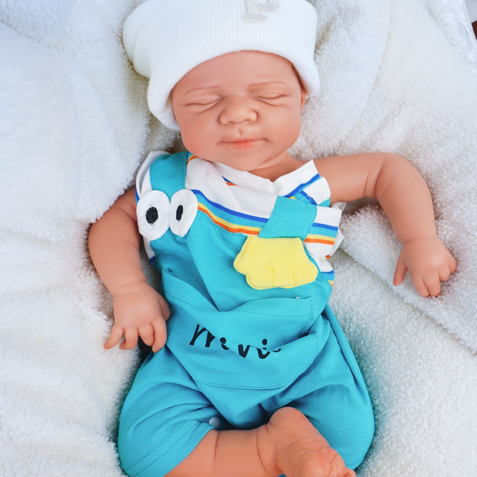 19.68'' solid silicone doll silicone reborn doll silicone boy doll toys gifts