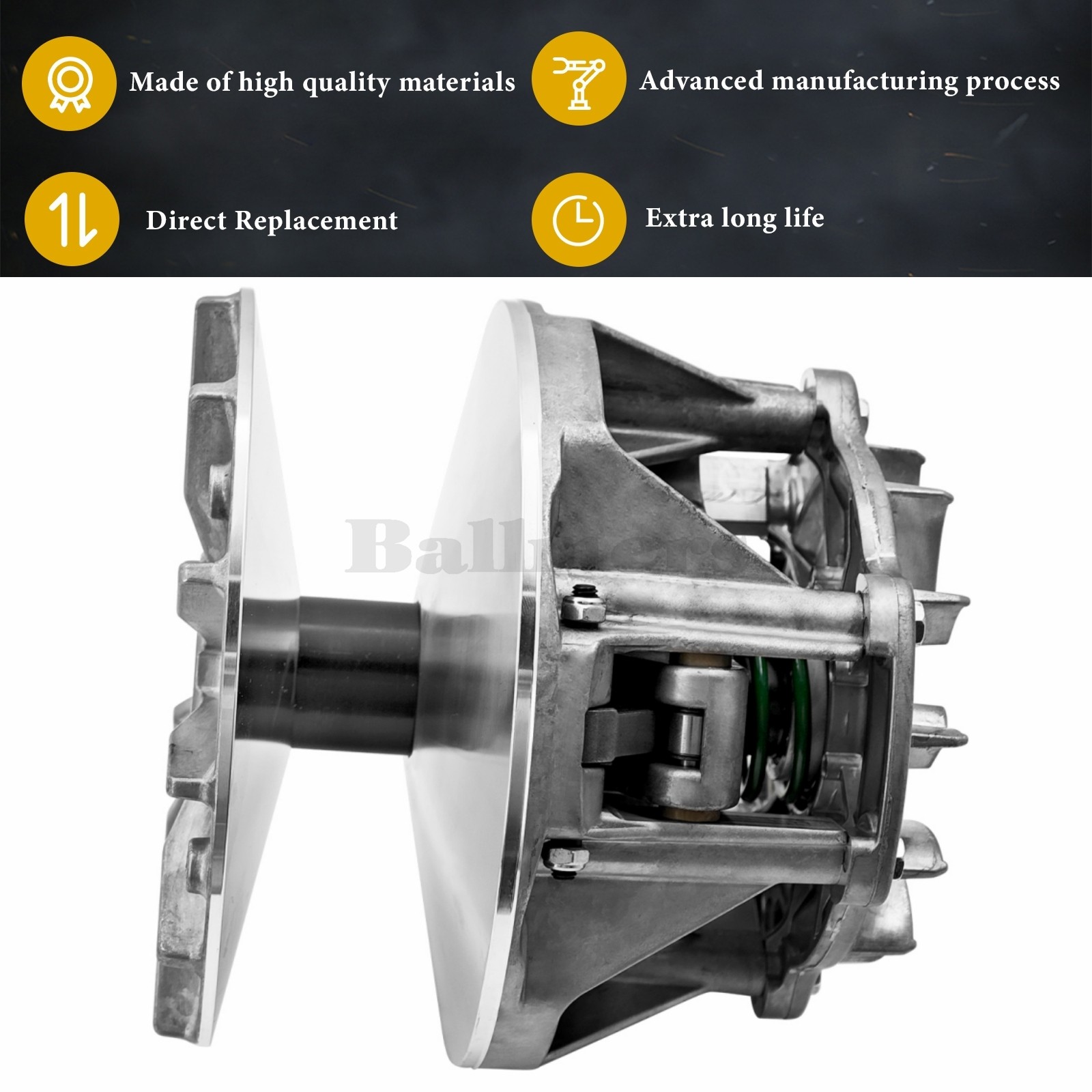 For 2009-2023 Kawasaki Mule 4010 4000 Trans Drive Clutch Converter 49093-0025