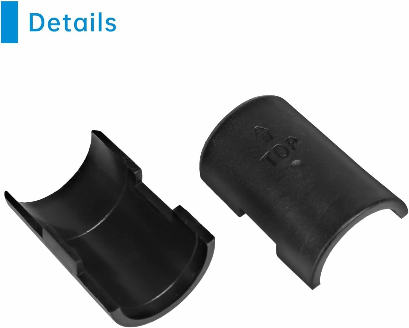 24Pcs Black Wire Shelf Clips – Shelf Lock Clips for 1 Inch Pipe Shelving – Durab