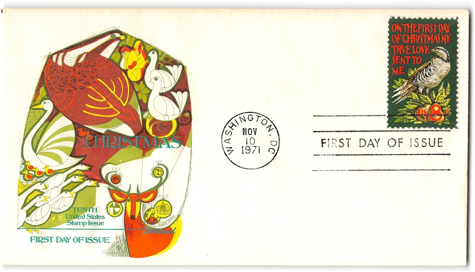 US #1445 FDC, 1971, Fleetwood