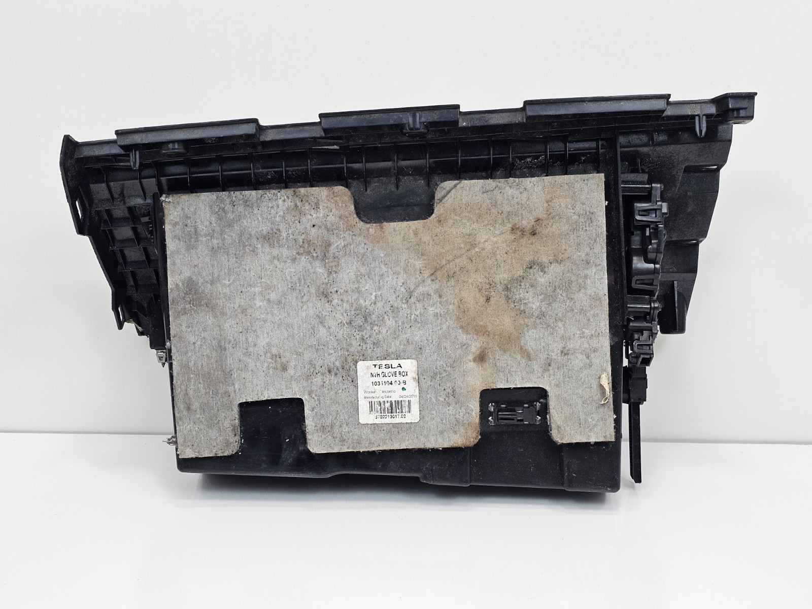 2012-2020 TESLA MODEL X / S DASH DASHBOARD GLOVE BOX STORAGE COMPARTMENT OEM