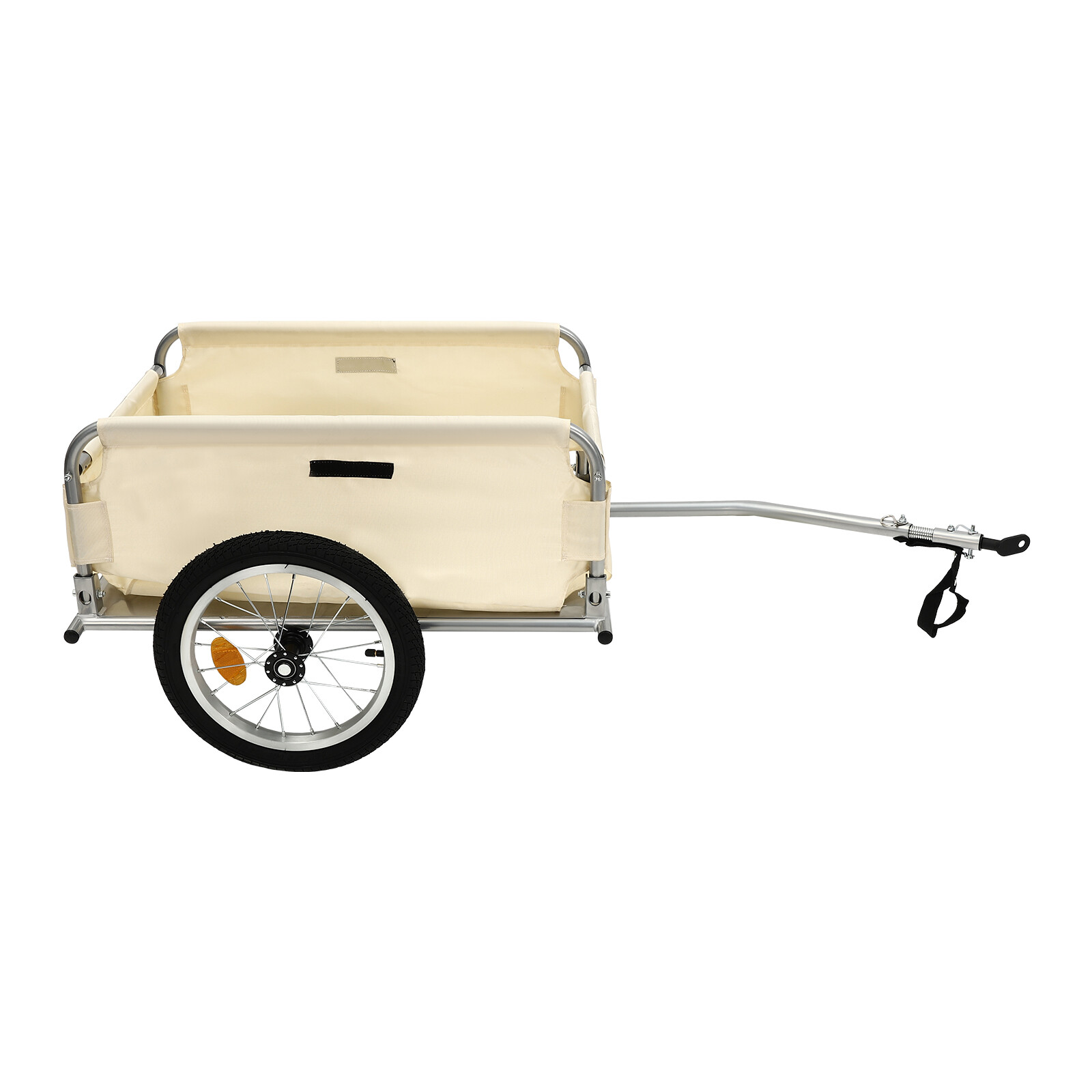 Bicycle Bike Cargo Trailer Steel Carrier Storage Cart Wheel Runner For Shopping