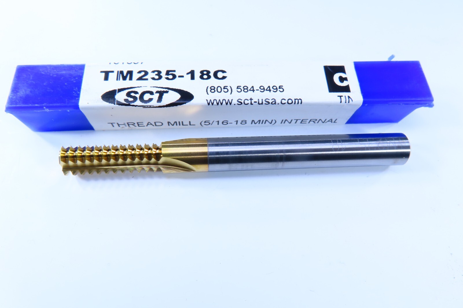 NEW USA SCT 5/16-18 MIN THREAD MILL SOLID CARBIDE CUTTER ENDMILL MACHINIST TOOL