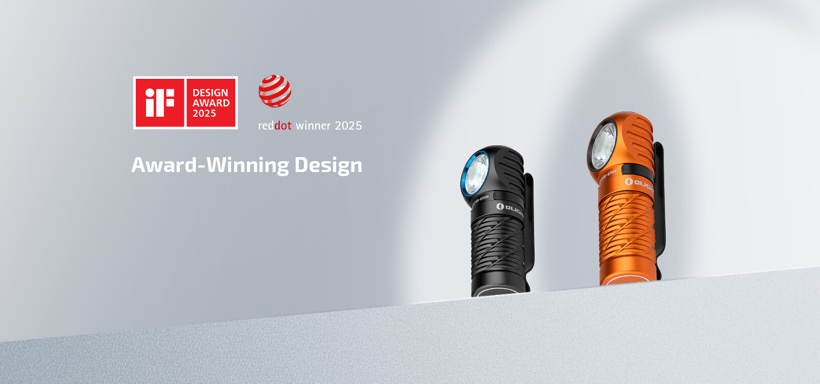 Olight Perun 3 Mini Ghost Blaze CW Headlamp/Flashlight, Red/White Light, 1250 L