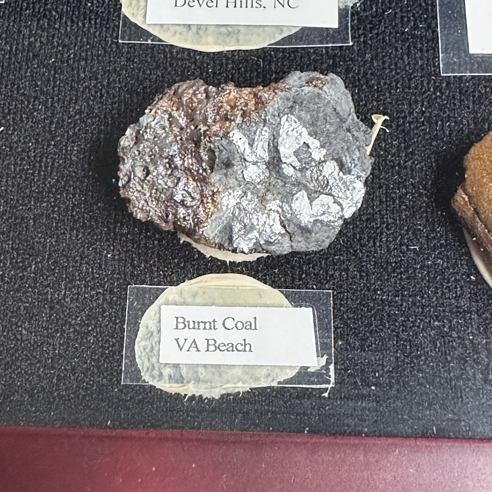 25+ Shipwreck Artifacts in Display Case USS Olympia Pocahontas Civil War Era