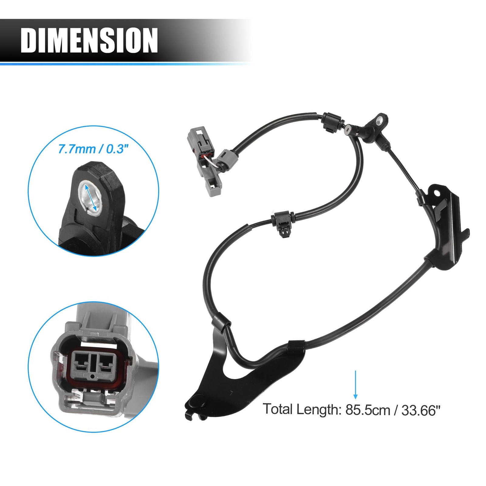 Front Left Side ABS Wheel Speed Sensor ABS Sensor for Isuzu D-Max 2012-2021 3...
